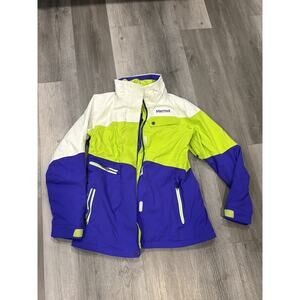 Marmot Women Snow / Ski Waterproof Jacket Size M purple/Green